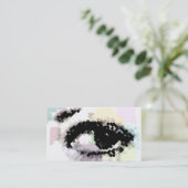 抽象芸術の美しい目 名刺 (スタンド正面)