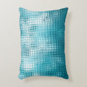 抽象芸術の美しい青エレガント色の背景 アクセントクッション (正面(垂直))