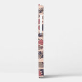 抽象芸術の羽：カラフルヴィンテージの背景。 Case-Mate iPhoneケース (裏面 / 左)