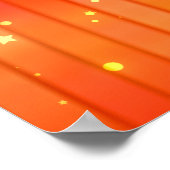 抽象芸術の背数々の景 ポスター (角)