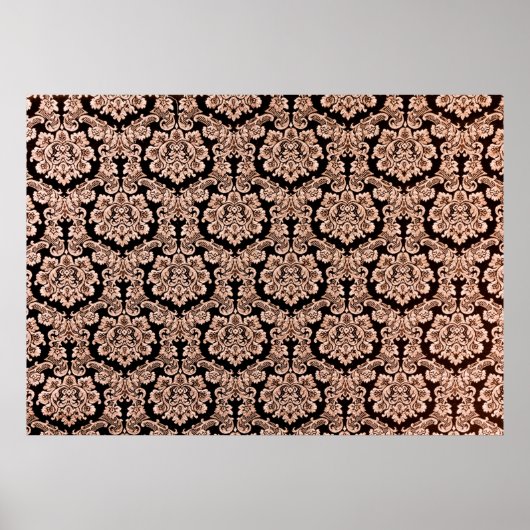 抽象芸術の背景に重い紫のブロケージファブ ポスター (正面)