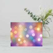 抽象芸術の背景の壁紙グラフィックアート 箔シーズンポストカード (立ち正面)