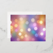 抽象芸術の背景の壁紙グラフィックアート 箔シーズンポストカード (正面/裏面)