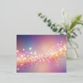 抽象芸術の背景の壁紙グラフィックアート 箔シーズンポストカード (立ち正面)