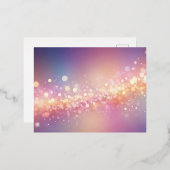 抽象芸術の背景の壁紙グラフィックアート 箔シーズンポストカード (正面/裏面)