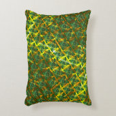 抽象芸術の背景の正方形と黄金の分割 アクセントクッション (正面(垂直))