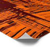 抽象芸術の背景アート2dイラストレーション画像元 ポスター (角)