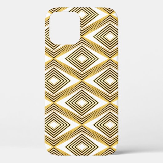 抽象芸術の背景アールデコ Case-Mate iPhoneケース (裏面)