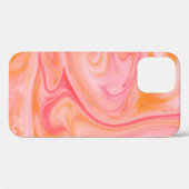 抽象芸術の背景テクスチャ(渦巻きまたは流れ) Case-Mate iPhoneケース (裏面 (横))