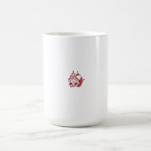 抽象芸術の背景パターン コーヒーマグカップ (中央)