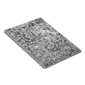 抽象芸術の背景モノクロテクスチャ。イメージ ノートブック (右側)