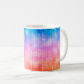 抽象芸術の背景光数々のる色の背景 コーヒーマグカップ (正面右)