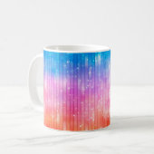 抽象芸術の背景光数々のる色の背景 コーヒーマグカップ (正面左)