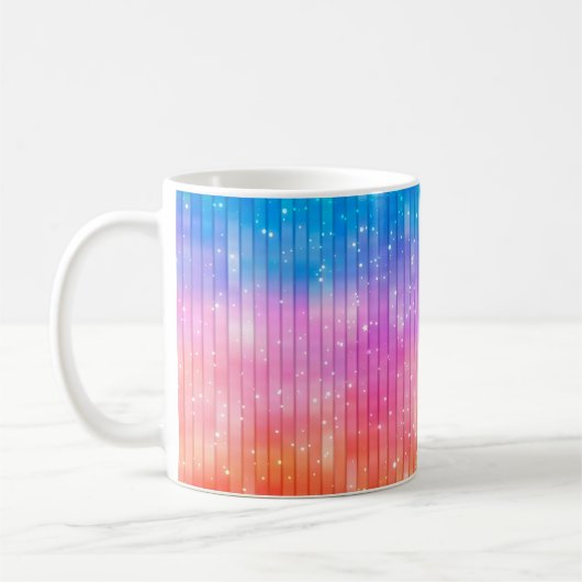 抽象芸術の背景光数々のる色の背景 コーヒーマグカップ (左)