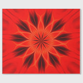 抽象芸術の背景幾何学的な東洋の万華鏡 ラッピングペーパー (フラット)