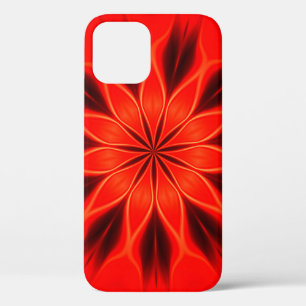 抽象芸術の背景幾何学的な東洋の万華鏡 iPhone 12ケース