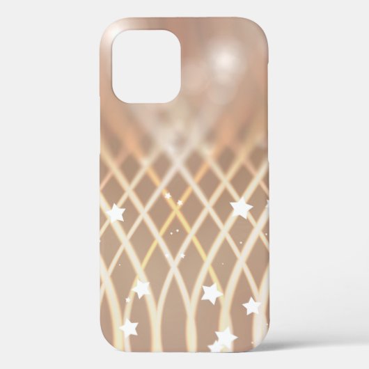 抽象芸術の背景波のある茶色の背景 Case-Mate iPhoneケース (裏面)