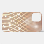 抽象芸術の背景波のある茶色の背景 Case-Mate iPhoneケース (裏面 (横))