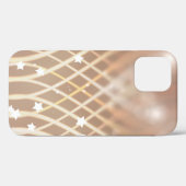 抽象芸術の背景波のある茶色の背景 Case-Mate iPhoneケース (裏面 (横))