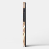 抽象芸術の背景波のある茶色の背景 Case-Mate iPhoneケース (裏面 / 左)