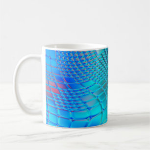 抽象芸術の背景波状カラフルデザイン壁 コーヒーマグカップ