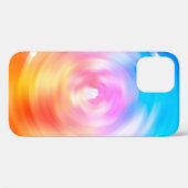 抽象芸術の背景輝かしい円の背景  Case-Mate iPhoneケース (裏面 (横))