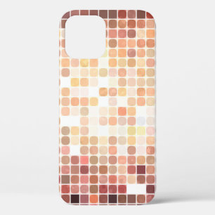 抽象芸術の背景金ゴールドモザイクイラストレーション掘り iPhone 12ケース