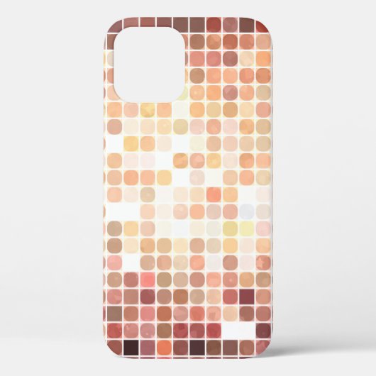 抽象芸術の背景金ゴールドモザイクイラストレーション掘り Case-Mate iPhoneケース (裏面)