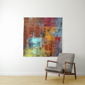 抽象芸術の背景2dイラストレーションデジタルバック タペストリー (インサイチュ(横))