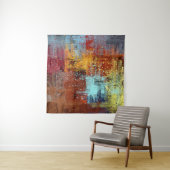 抽象芸術の背景2dイラストレーションデジタルバック タペストリー (インサイチュ)