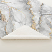 抽象芸術の背景、クリエイティブのテクスチャ（白いマー） シェルパブランケット (3/4)