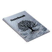 抽象芸術の背景(ツリーはっきりした機能付き) ノートブック (右側)