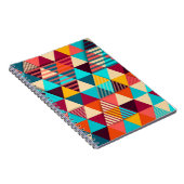 抽象芸術の背景（三角形）モダンg ノートブック (右側)