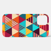 抽象芸術の背景（三角形）。モダンg Case-Mate iPhoneケース (裏面 (横))