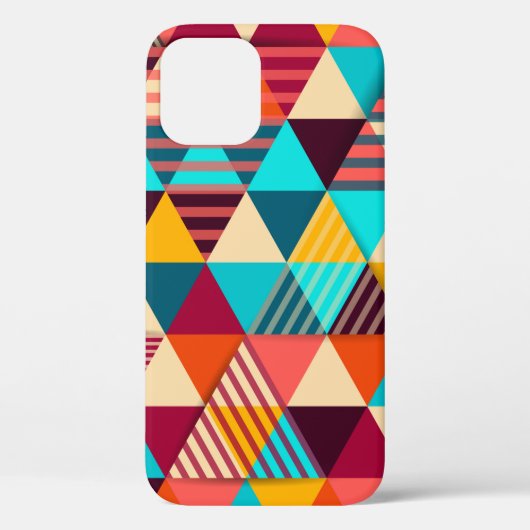 抽象芸術の背景（三角形）。モダンg Case-Mate iPhoneケース (裏面)
