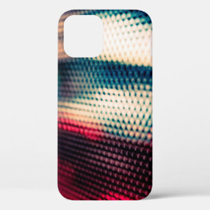 抽象芸術の背景(《写真》ぼけ味の焦点を外したライトと iPhone 12ケース