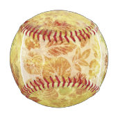 抽象芸術の背景,水彩,葉 野球ボール (裏面)