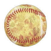 抽象芸術の背景,水彩,葉 野球ボール (正面左)