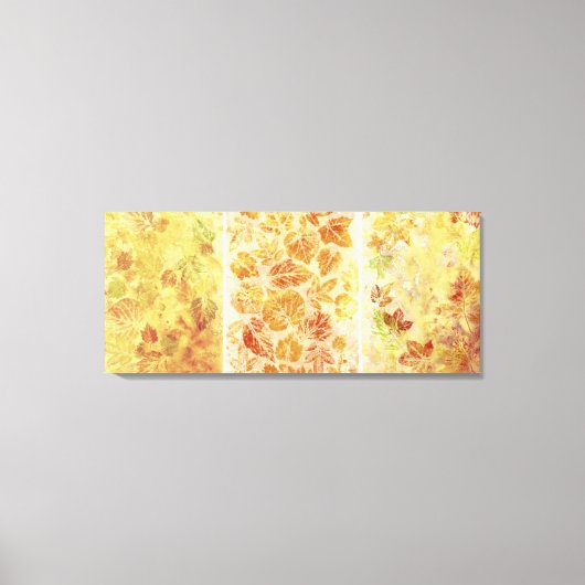 抽象芸術の背景，水色，葉 キャンバスプリント (正面)