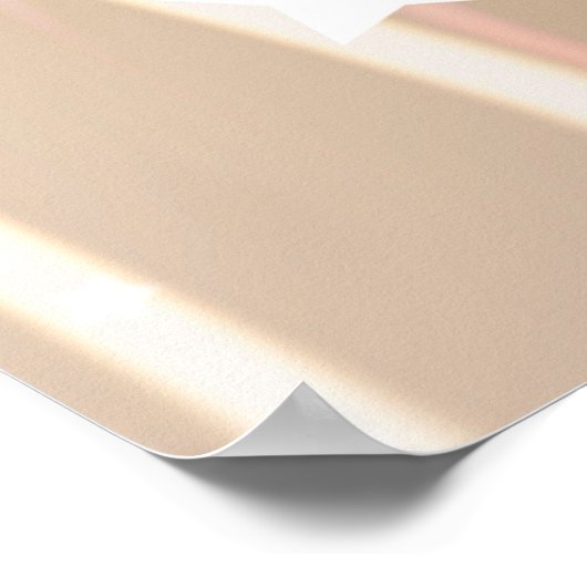 抽象芸術の背景。波状付きの茶色の背景 ポスター (角)