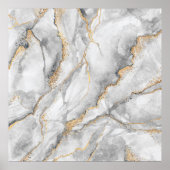 抽象芸術の背景、白のクリエイティブテクスチャ ポスター (正面)