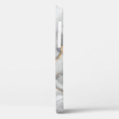 抽象芸術の背景、白のクリエイティブテクスチャ Case-Mate iPhoneケース (裏面 / 左)