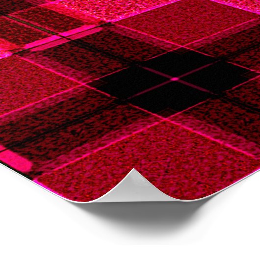 抽象芸術の背景。色織りパターンモダン。 ポスター (角)