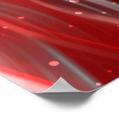 抽象芸術の背景。赤い背景(波と ポスター (角)