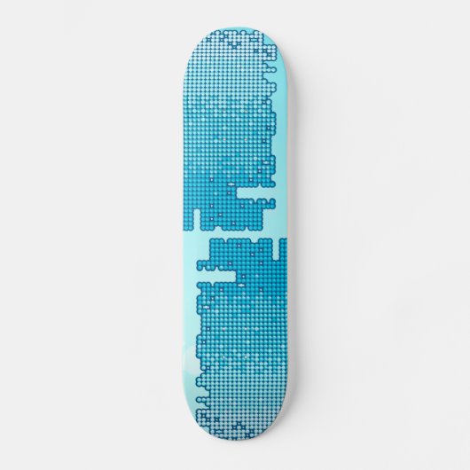 抽象芸術の背景(青、スケート) スケートボード (正面)