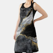 抽象芸術の背景、黒と白の大理石モザイク エプロン (インサイチュ)