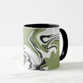 抽象芸術の自然流 マグカップ (正面右)