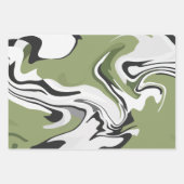 抽象芸術の自然流 ラッピングペーパーシート (正面2)