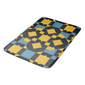 抽象芸術の色を使用したジオメト鮮やかリパターン バスマット (アングル)