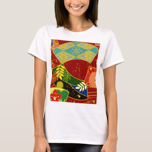 抽象芸術の色パターン4 Tシャツ (正面)